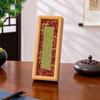Moldura de Foto em Madeira Maciça com Encaixe e Espiga, Display para Caligrafia em Cartão Rígido, Mini Canção Longa Brocada, Moldura em Branco para Caligrafia e Pintura, Estilo Chinês Cultural Criativo, Moldura de Foto para Caligrafia e Pintura Manuscrita DIY