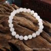 Pulsera de piedra ágata natural simple de moda de 8 mm pulsera de cristal con cuentas hecha a mano de alto sentido venta al por mayor de comercio exterior para damas