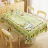 Mantel Infantil Graffiti Impermeable y a Prueba de Aceite Sin Lavado 2026 Nuevo Estilo Mantel para Mesa de Comedor con un Ambiente Lindo de Dibujos Animados Mantel para Mesa de Café