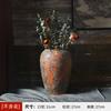 Cerâmica Jingdezhen Cerâmica Grossa Vaso de Flores Secas Pote de Cerâmica Enfeites Decorativos Grande Conjunto de Três Peças Estilo Zen Recipiente de Flores Antigo Estilo Americano