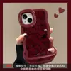 Capa para Celular Kt Cat Adequada para Apple 17 Vinho Iphone15Promax Novo Modelo Feminino 16 Suporte Duplo 14