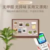 Pegatinas de Pared de Tablero de Fieltro con Adhesivo Posterior, Colgante de Pared de Tablero de Corcho, Tablero de Mensajes para el Hogar, Tablero de Fondo para Fotos y Deseos, Personalizable, No Requiere Clavos