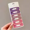Pinza lateral fresca y dulce en forma de estrella, pinza para el cabello de alta gama estilo dopamina, accesorio para el cabello de pinza para flequillo exquisito y simple