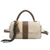 Bolsa feminina primavera 2025, nova bolsa transversal, design moderno, pequena bolsa de crowdsourcing, bolsa estilosa de mão, bolsa de ombro