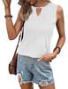 Chal de Verano Transfronterizo Europeo y Americano para Mujer Amazon 2025 Cuello con Abertura Sin Mangas Casual de Negocios Top Básico
