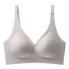 Suporte Macio Roupa Íntima Sem Costura Feminina Suporte de Reunião Anti-queda Seios Paramamários Sem Aro Costas Bonitas Esportivo Respirável Sutiã