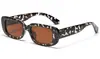 Fabricante de Gafas Xunge 95004 Montura Cuadrada Pequeña Gafas de Sol Carey para Mujer Transfronterizas Retro Estampado de Leopardo Gafas de Sol Pequeñas para Hombre