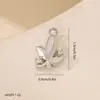 Accesorios de joyería materiales hechos a mano metal incrustado circonita colgante geométrico collar pulsera pendientes colgante DIY