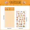 Pegatina Transparente Impermeable para Mascotas de Dibujos Animados Linda Brillante Pegatina de Mascota para Manualidades Diario Pegatina de Animal de Dibujos Animados Pegatina Fina con Purpurina para Manualidades