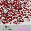 Huazi 1 Imitação:1 Grande Vermelho K9 Formato Especial Borda Invertida Fundo Plano Diamante Não Caindo Joias de Diamante de Luxo Leve Ano Novo DIY Flash Nail Art Diamante