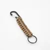 Llavero de Supervivencia al Aire Libre Llavero Trenzado de Paracord Anillo Llavero Colgante de Paracord Llavero de Paracord