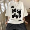 Camiseta de Verano de Moda de Marca para Hombre con Manga Corta y Textura Waffle, Oversize Yipi Shuai Bang Street American High Street Ropa de Peso Pesado