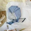 Bufanda para el cuello transpirable, suave y apta para la piel, 100% algodón, con lunares y estampado paisley, pañuelo para la cabeza, bufanda de exportación coreana