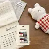 Niannian Nian Nian Otoño e Invierno Nuevo Pasador de Pelo con Lazo Floral Bordado Pinza de Tela de Dibujos Animados Pasador de Pelo para Niños