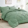 Edredom grosso transfronteiriço, lençol de elástico, capa de edredom, lençol de cama, fronha, conjunto de cama de sete peças, personalizável com rotulagem original de fábrica