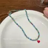 Collar de Cuentas Colorido para Mujer Primavera y Verano 2026 Estilo Nuevo Cadena para el Cuello Dulce y Fresca de Nicho Accesorio con un Toque de Lujo Ligero y de Gama Alta Cadena para la Clavícula
