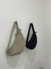 Lem|Bolsa Croissant de Lona de Linho de Alta Qualidade com Grande Capacidade, Bolsa de Ginástica Leve com uma Bolsa Pequena Dentro