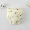 Pantalones de Entrenamiento para Bebé Estilo Coreano Algodón Lavable Gasa Bolsillo para Pañal Pantalones de Aprendizaje Pañales de Tela para Bebé Pañales Transpirables Categoría A