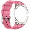 Viento claro adecuado para el modelo de reloj de bolsillo AP co-branded Swatch Royal Pop, caja transparente + correa de silicona