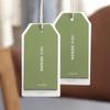 Etiquetas de Ropa de Tarjeta Blanca Personalizadas de Alta Gama, Etiquetas de Precio de Ropa Gruesas Versátiles, Etiquetas Anti-Manipulación