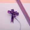 Cinta de Lazo de 1.6cm Cinta Decorativa para Envolver Regalos Cinta Floral para Regalos Festivos Cinta con Borde Dorado
