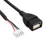 DuPont USB2.0 para XH2.54 cabo de comunicação USB placa de desenvolvimento cabo de depuração XH2.54 para cabo de dados USB