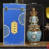 Botella de Vino Vacía Cerámica Jingdezhen Paquete de 2.5 kg Taiping con Elefante Olla de Vino Sellada para el Hogar Lata de Vino Adornos Creativos 2.5 kg