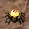 Decoración de Halloween Linterna de Calabaza Adornos Luces de Vela Digitales LED Suministros para Fiesta Accesorios de Diseño Luz Nocturna de Araña