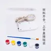 Linternas del Festival de Medio Otoño Linternas Hechas a Mano DIY para Niños Paquete de Materiales para Linterna de Conejo Pintada a Mano Linternas del Palacio para Colorear Bolso Creativo