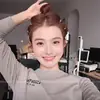 Presilha de cabelo redonda pequena de metal estilo Jennie, grampo para franja para mulheres, presilha lateral pequena para testa, acessório de cabelo