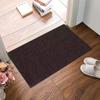 Alfombra de entrada antideslizante para puerta, impermeable, de plástico PVC, para el hogar, cocina, dormitorio, con aro de seda