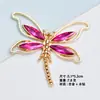 Novos Acessórios de Liga Cortados Ponto Diamante Libélula Multicolorida Acessórios Antigos para Cabelo de Noiva Leque Redondo Acessórios para Joias DIY