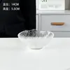 Tigela de Vidro Martelado Irregular de Alta Qualidade Prato para Frutas Sala de Estar Casa Tigela para Água com Açúcar Sobremesa Tigela para Salada de Legumes