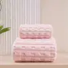 Toalha de Banho Grande de Veludo Bolha, Veludo Coral, Macia e Absorvente, Toalha de Rosto de Secagem Rápida, Veludo Leite, Toalha de Banho de Comércio Exterior Transfronteiriço