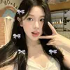 Pinza para el Cabello Rosa Perlado Estilo Coreano Super Hada, Pinza para Trenzas Laterales Linda y Dulce, Pinza para Flequillo, Accesorio Versátil para el Cabello