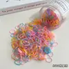Elásticos de Cabelo Espessos, Borrachinhas Pequenas Descartáveis de Alta Elasticidade, Cordas de Cabelo Versáteis para Crianças, Acessórios de Cabelo em Lata