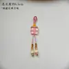 Pingente de Osmanthus Pingente Pequeno Vidro de Jade Sintético Pulseira DIY Pequeno Pingente de Mão Joia Acessório de Roupa Feito à Mão