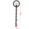 Nuevo tapón uretral con forma de ojo de caballo y anillo de extracción, un juguete único de masturbación masculina para el placer adulto