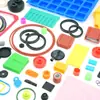 Anel de Vedação de Borracha Personalizado com Molde Vedação Impermeável Junta de Silicone Não Padrão Borracha de Silicone Resistente à Temperatura e à Prova de Poeira O-Ring