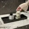 Prateleira de Armazenamento para Bandeja de Banheiro Quarto de Hóspedes Modelo de Banheiro Banheiro Balcão de Hotel Rack de Armazenamento para Cosméticos Suprimentos para Lavar as Mãos e Escovar os Dentes