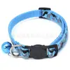 Collar de camuflaje para perro de 1 cm con cascabel collar antipérdida para gato collar para mascotas