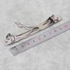 Clip de Guangdong 10cm ancho de clip plano 2 clip de acero pasador de pelo clip automático clip de resorte fábrica directa accesorios para joyería DIY