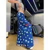 Pantalones de chándal anchos, finos, estilo americano, con estampado de estrellas, unisex, holgados, casuales, versátiles, largos hasta el suelo, pantalones largos de moda