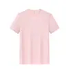 2025 Nueva Camiseta de Secado Rápido Cuello Redondo Rejillas de Cristal Frescas Manga Corta Camiseta Publicitaria Ropa Deportiva para Maratón Logo Impreso