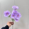 Flores de simulación de boda, 5 flores de hibisco, arreglo floral para el auditorio de bodas, decoración del lugar, flores falsas hechas a mano, 5 flores de kapok