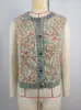 Nuevo chaleco de mezclilla floral vintage de comercio exterior transfronterizo europeo y americano, chaleco exterior jacquard sin mangas de cuello redondo