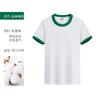 Camisetas de Manga Corta Cuello Redondo de Estilo Similar para Hombre y Mujer con Colores Contrastantes, Camisetas Culturales con Logotipo Imprimible, Ropa Familiar, Algodón Transpirable de Media Manga para Niños
