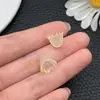 Carrillón de Viento de Acrílico Flor Color Perla Muguete Aproximadamente 11*9m Flor Tridimensional Estilo Antiguo Joyería DIY Pendientes Pasador Accesorios