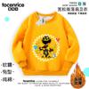 Criaturas Assustadoras Criaturas Assustadoras Moletom de Veludo Infantil Roupas da Moda Outono e Inverno para Meninos e Meninas