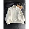 Chaqueta casual funcional deconstruida para hombre, chaqueta deportiva de otoño para exteriores a prueba de tres elementos con cuello alto, cortavientos moderno de corte holgado